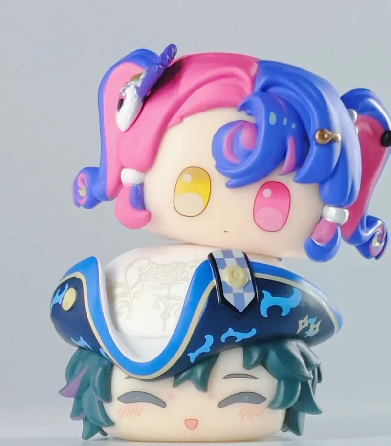 

Коллекционная мини-фигурка Genshin Dumpling Stacking Blind Box: милая аниме-кукла, сувенир, украшение для рабочего стола, игрушка, подарок для мальчиков и девочек