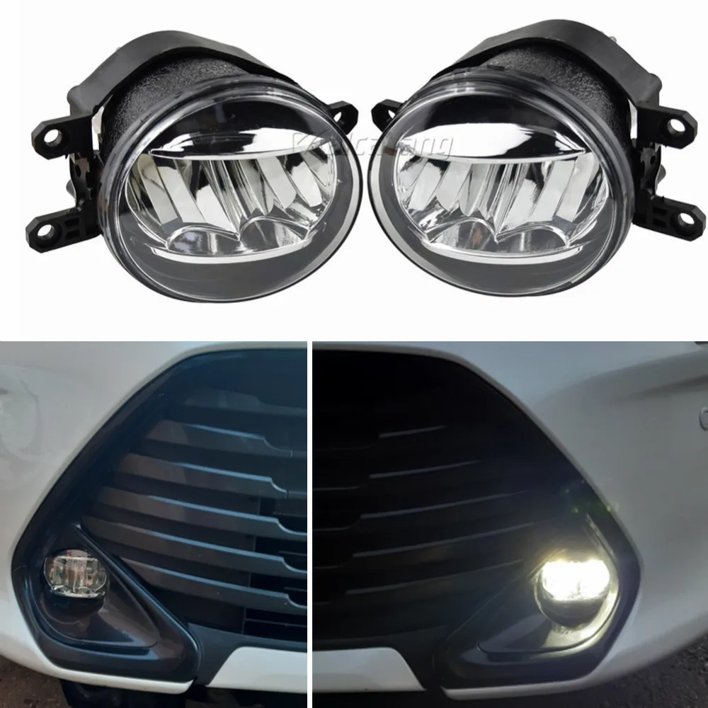 2PCS Car LED Fog Light H11 12V Fog Lamp For Lexus LX570 ES350 HS250h CT200h RX350 GS350 IS250 IS350 For Camry Corolla Yaris RAV4