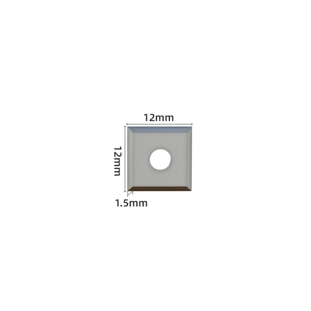 4-Flute Wood Planer Bit 76mm Cutting Diameter 12.7mm 12mm Shank Spoilboard Surfacing Router Bit Insert Carbide Slab