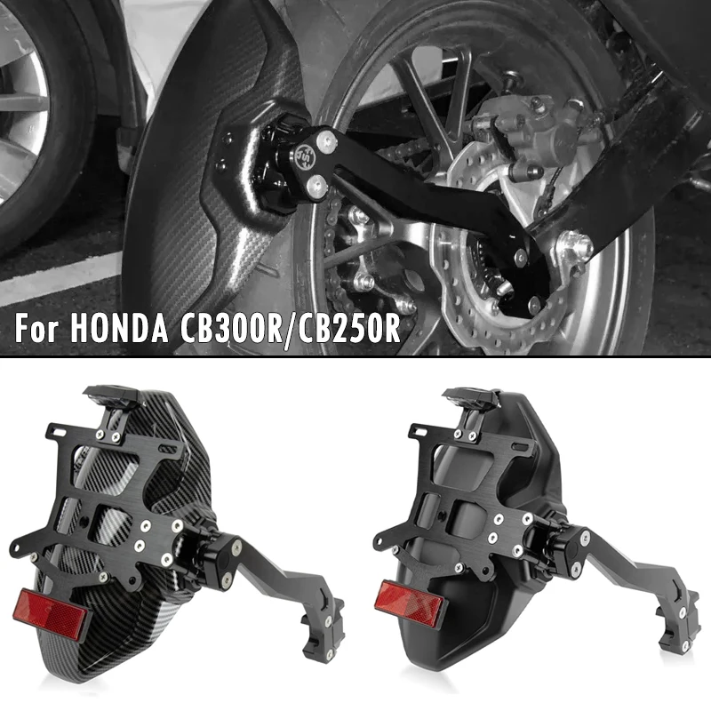 

For HONDA CB300R CB250R CB150R CB125R CB 300R 250R 150R 125R Rear Fender Bracket Mudguard Eliminator License Plate Holder Light
