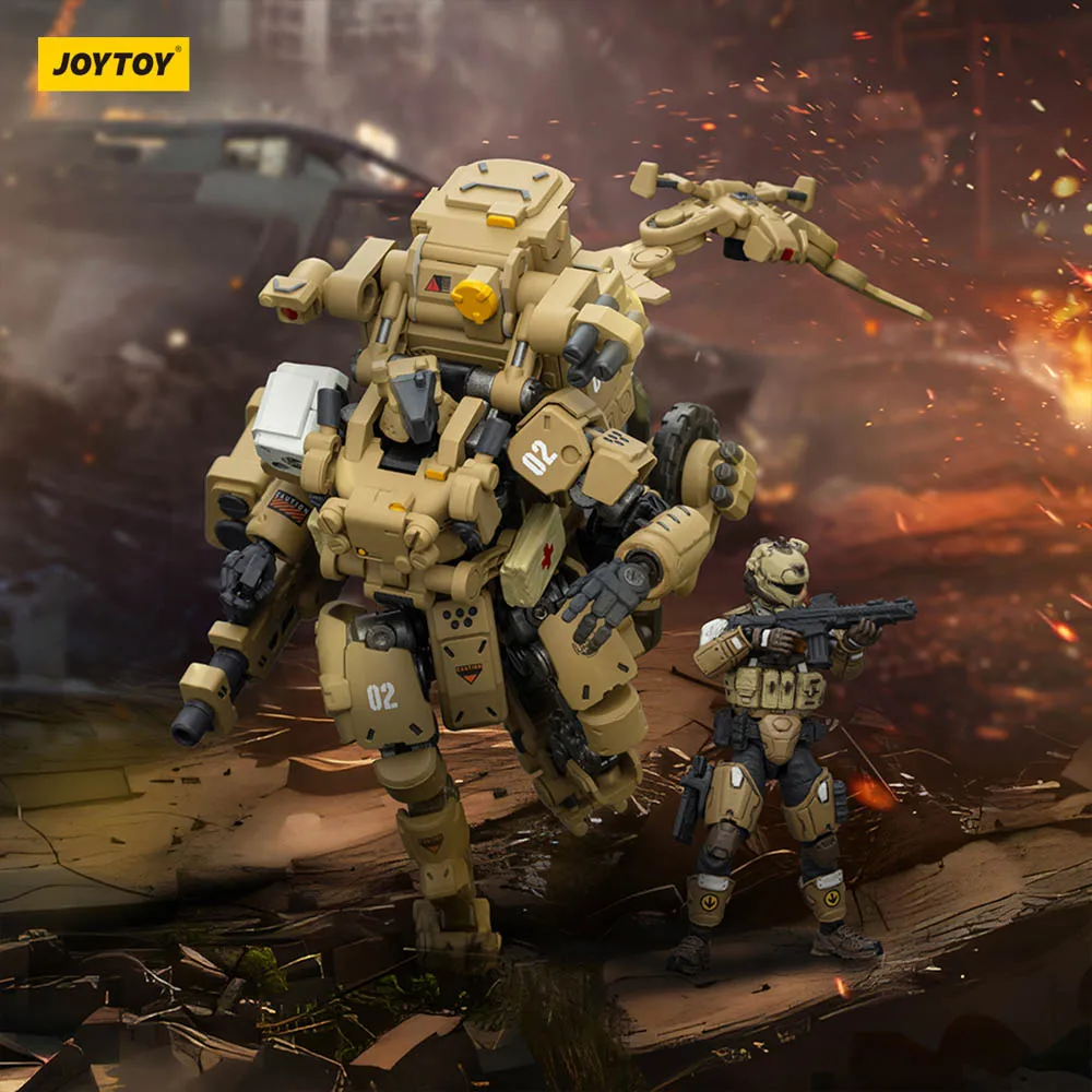 

JOYTOY Dark Source Fear XS-02 Assault Type & Assault Type-Pilot Action Figures Doll Decoration Gift Collection Original Model