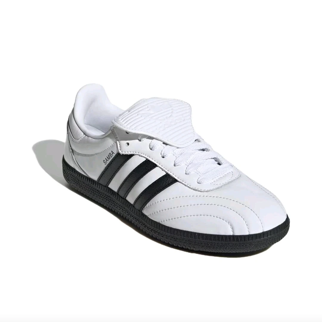

Adidas Originals Samba LT Men's and Women's Skateboarding Shoes, Comfortable, Flat Sneakers, White/Black