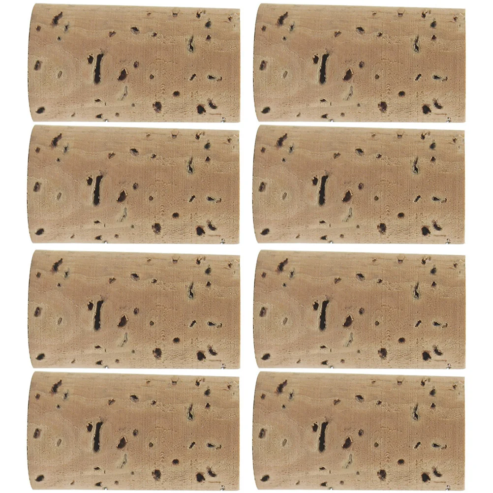 

8 Pcs Flute Cork Plugs Small Corks Instrument Pads Tapered Headjoint Replacement Musical
