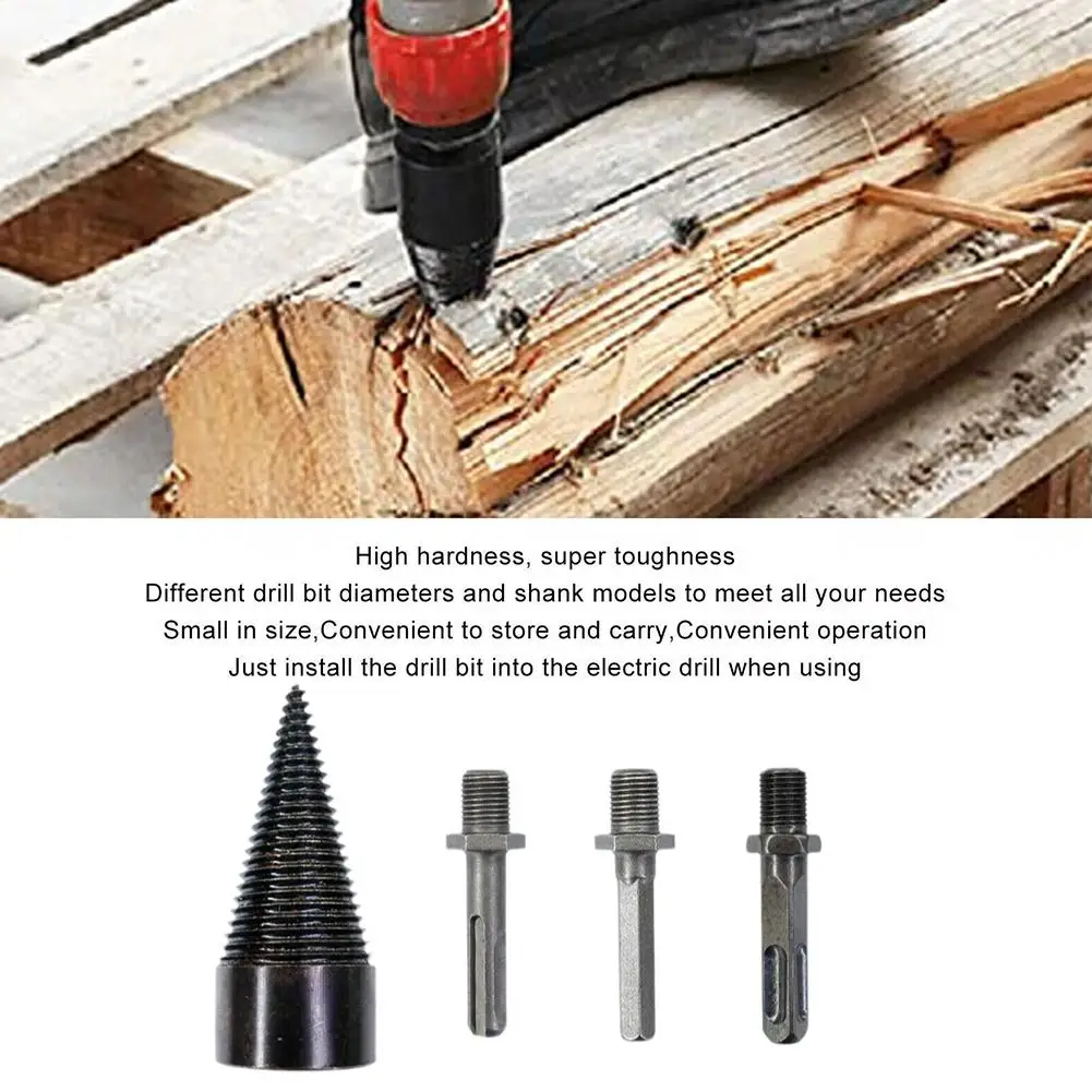 1Set Small Electric Hammer Diesel Cutting Machine Drill Bit Sturdy Impact Resistant Wear Resistant Efficient Wood Drilling Bit