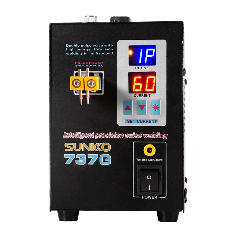 SUNKKO 737G Spot Welder 18650 Battery Pulse Welder 1.5KW Can Weld 0.15mm Pure Nickel Strip Pulse Welding Machine 110V 220V EU US