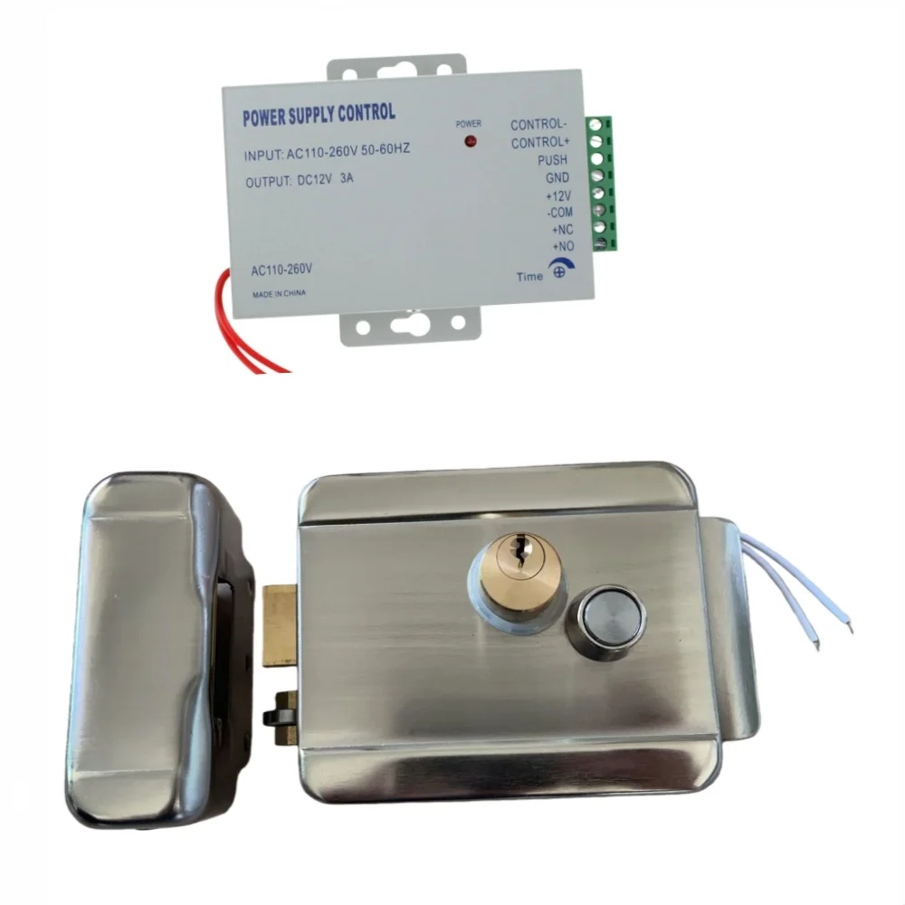 Electronic Door Lock Electric Magnetic Lock for Video Door Phone Intercom System Gate Open