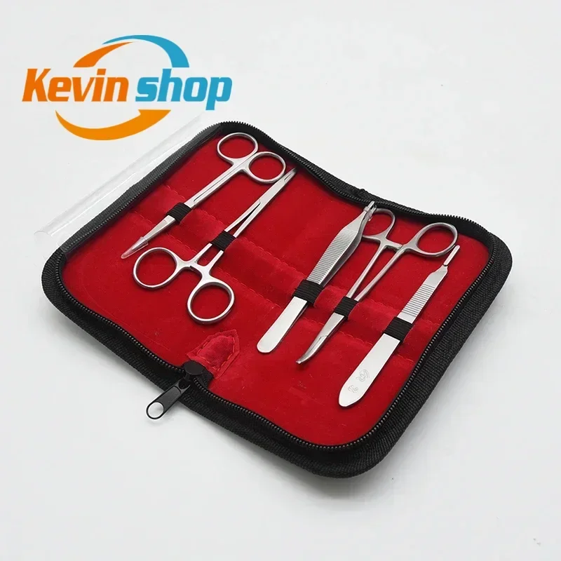 

Surgical Suture Training Kit Skin Operate Suture Practice Model Training Pad Needle Scissors Tool Kit Medical Teaching/