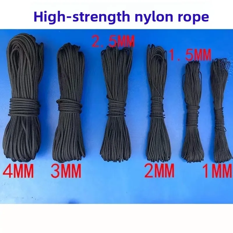 high-strength-wear-resistant-nylon-rope-fine-round-binding-ties-black-white-red-durable-craft-sewing-diy-accessories