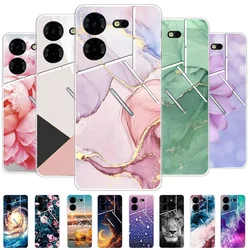 For Tecno Pova 5 Pro Case Cover For Tecno Pova 5 Clear Shockproof Soft Silicone TPU Phone Case Fundas For Tecno Pova 5 Pro Coque