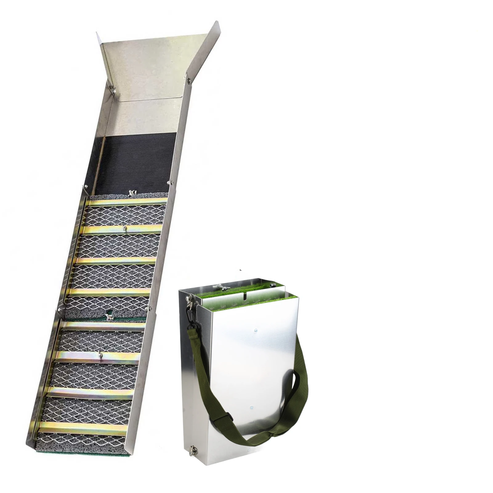 Strumento per la lavorazione dell'oro Strucuttura in lega di alluminio portatile sicura e pratica per la prospezione di flussi di fiumi