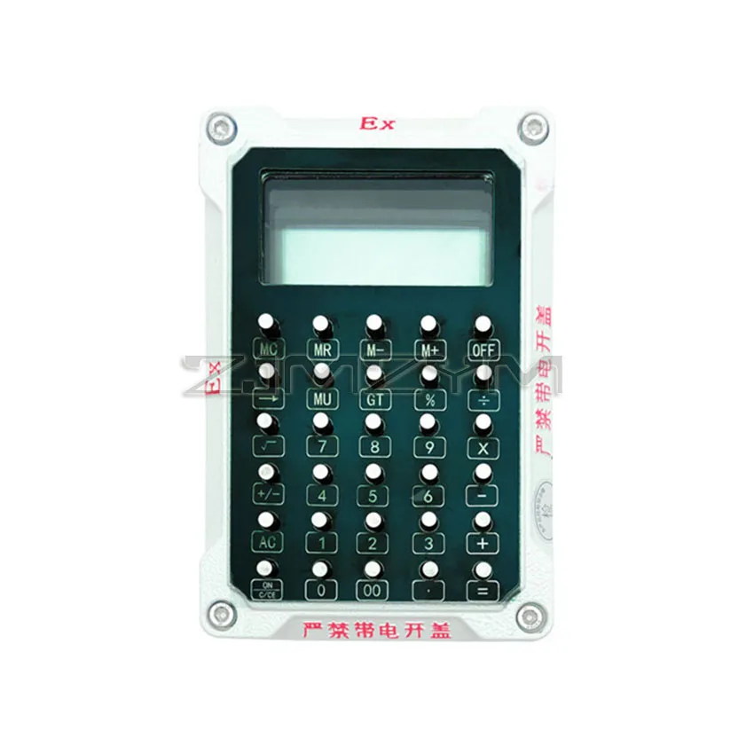 Imagem -06 - Mini Calculadora de Escritório Gj210 à Prova de Explosão com Bateria para Produtos Perigosos Depósito de Farmácia Petroquímica