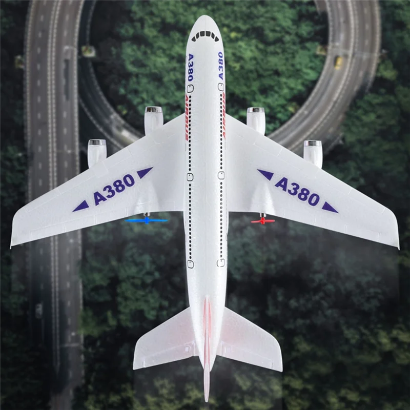 

B05C-Airbus A380 RC Самолет 2,4G Пульт дистанционного управления с фиксированным крылом Самолет Гироскоп Открытый самолет Модель Подарок на день рождения для детей