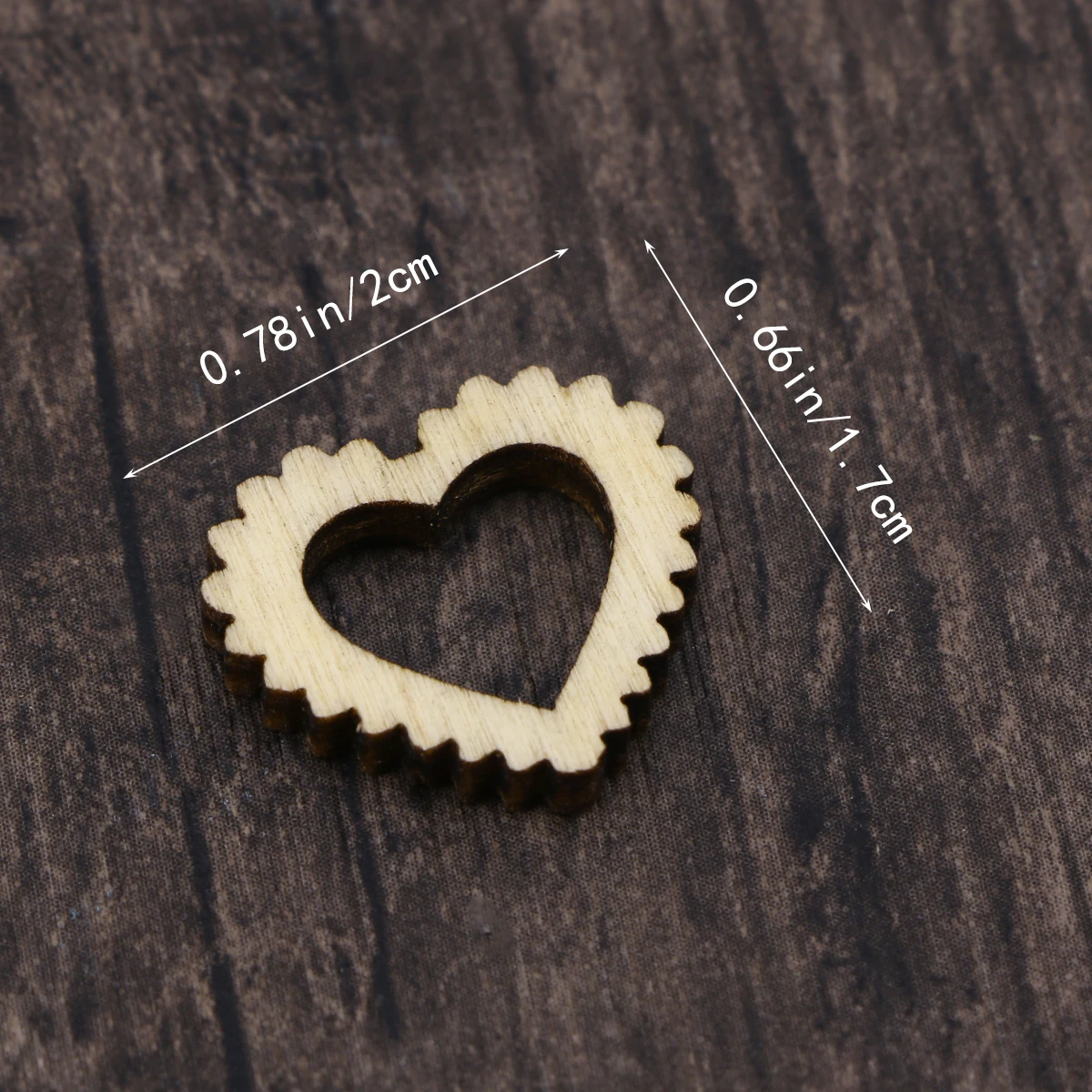 

100pcs Wooden Heart Cutouts Hollow Decorative Pieces Diy Crafts For Wedding Birthday Christmas Party Decorations Wooden Crafts
