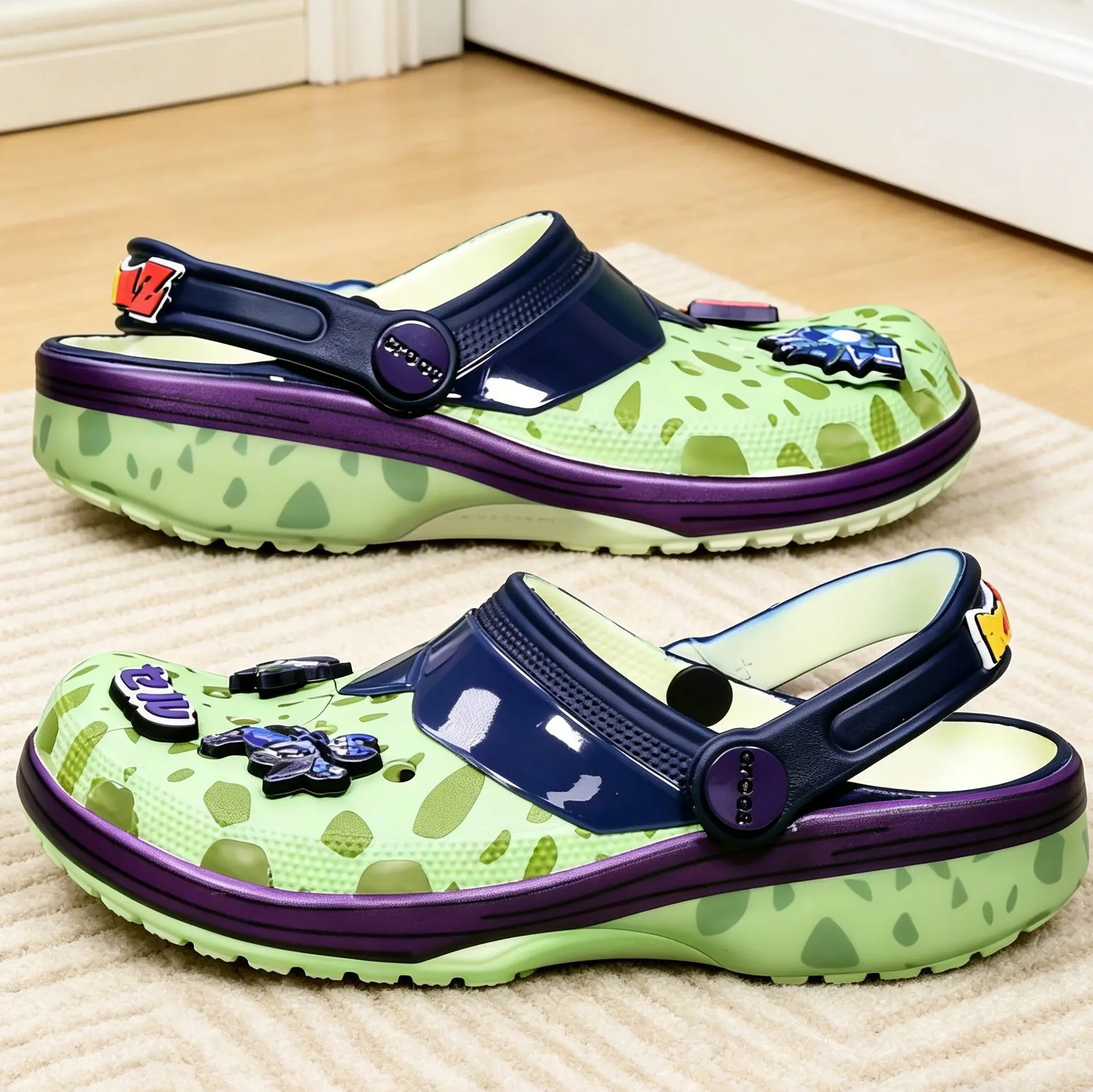 

New Dragon Ball Black Sole Slippers And Sandals Kawaii Anime Home Beach Shoes Pool Anti Slip Summer Slippers Cartoon Cave Shoes
