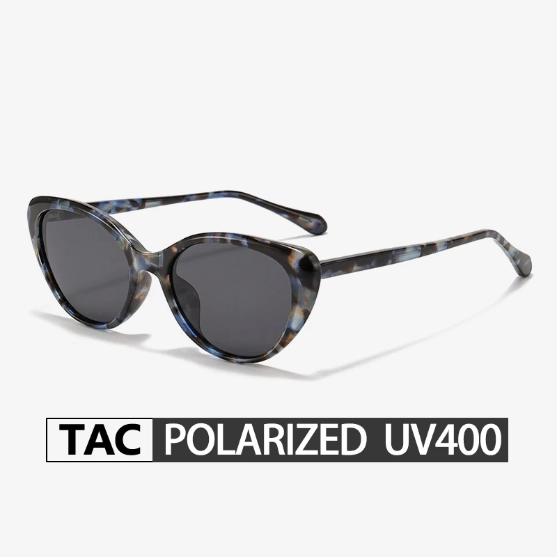 Polarisierte Cat-Eye Sonnenbrille für Damen UV400 Vintage-Stil Modisch Hochwertig Angenehm zu Tragen