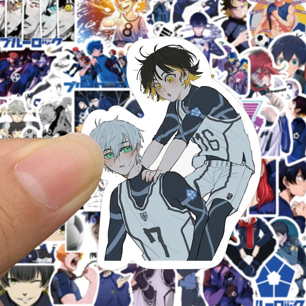

10/30/50pcs Football Sports Anime BLUE LOCK Stickers Kid Decals Toy DIY Skateboard Guitar Helmet Car Cool Graffiti Sticker Decor