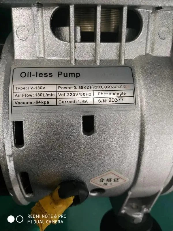 Oil-less Pump Type: TV-130V TV-200V TV-260V TV-120V TV-100V TV-60V TV-130H TV-200/260/120/100H/60H TVP Vacuum Technology Co.,Ltd