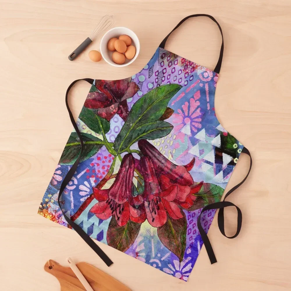 

Painted In Rainbows Blue Apron Kitchen Things And For Home Professional Barber For Cosmetologist Apron
