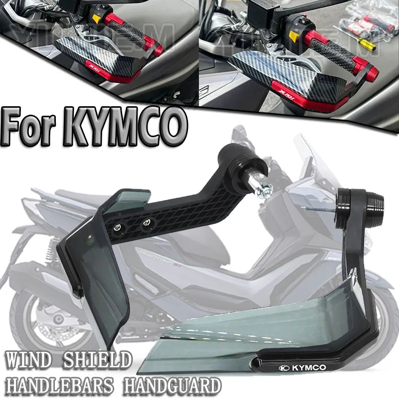 

Handguard Shield Hand Guard Protector Windsh For KYMCO Downtown 125 200 250 300/i 350i k-xct 300 Xciting 250 300 400/i ALL YEARS