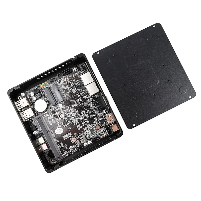 Dual network port J1900 all-aluminum fanless miniature computer mini host living room game machine htpc machine