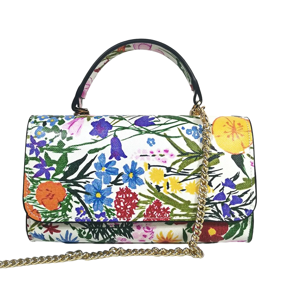 

Handbag Party Bag All-match Messenger Bag Square Handbag Messenger Bag Flower Chain Mini Handbag Leopard Print Lion Tiger Party
