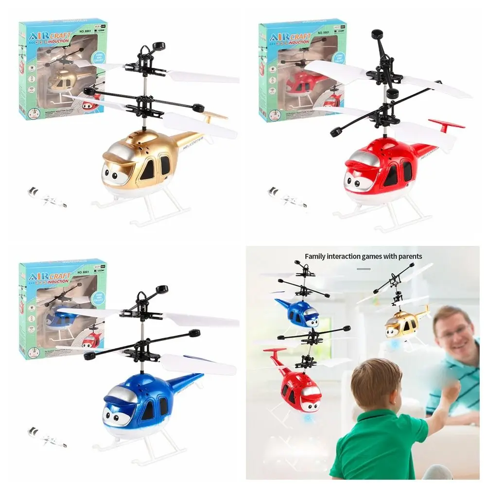 

Plastic Infrared Sensor Helicopter Toy Indoor Flight Toys Helicopter Induction Flying Toys With USB Charge Kids Plane Toys