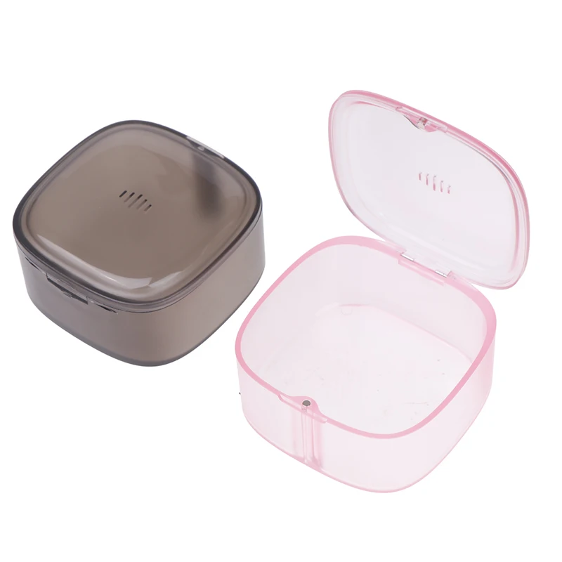 Fibbia magnetica strumenti ortodontici scatola di bretelle invisibili scatola di fermo ortodontico scatola di immagazzinaggio di bretelle portatili