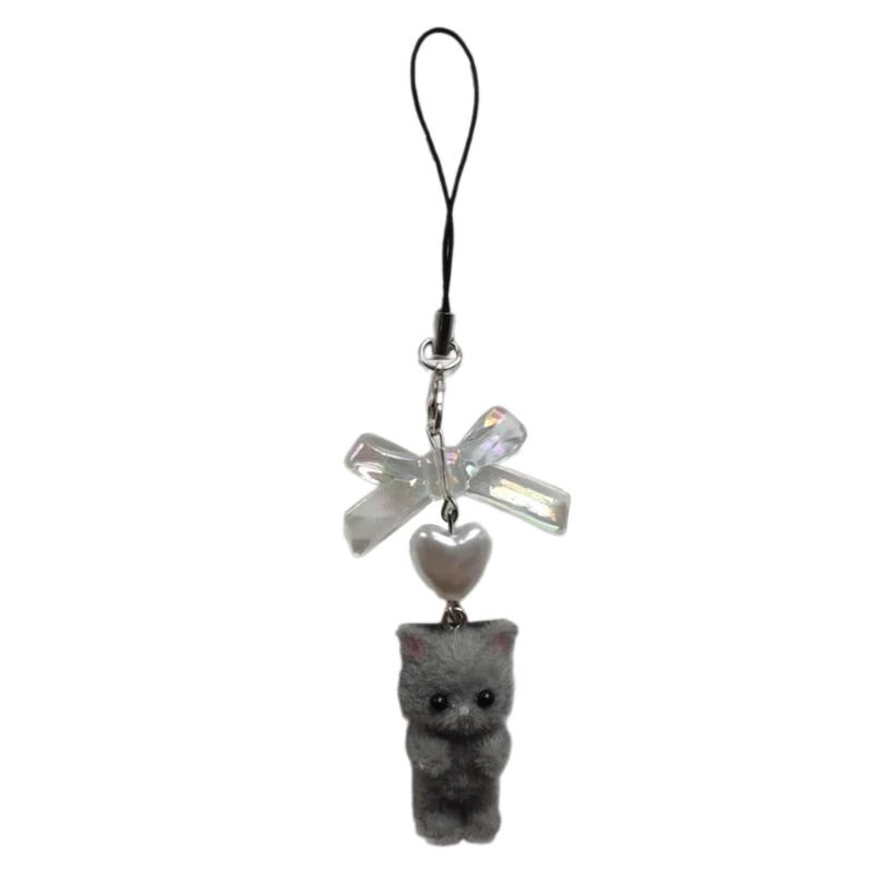 Animal Keychain Pendant Soft and Practical Phone Charm Keychains for Bag