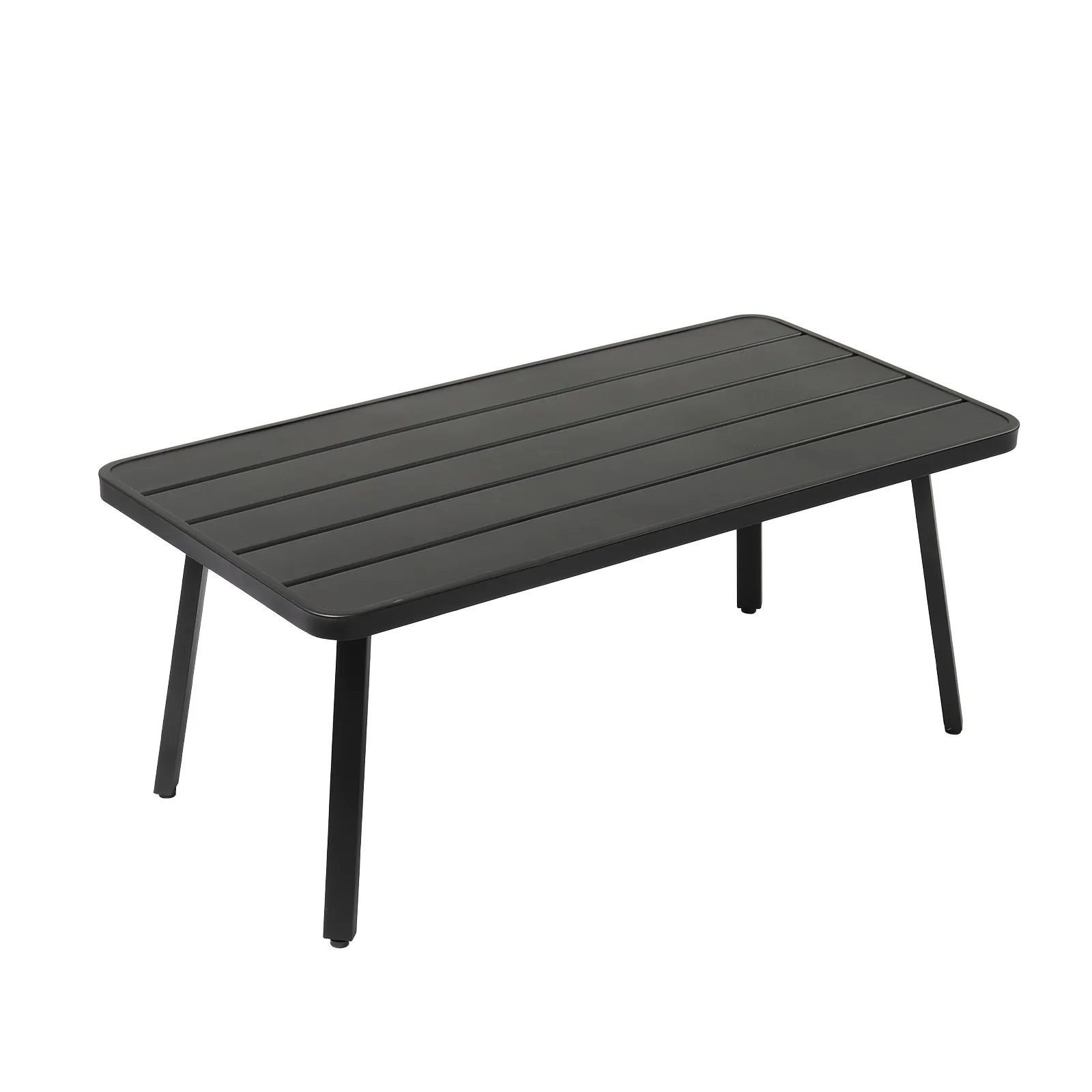 

Outdoor Metal Side Table Weather Resistant End Table Patio Table for Balcony