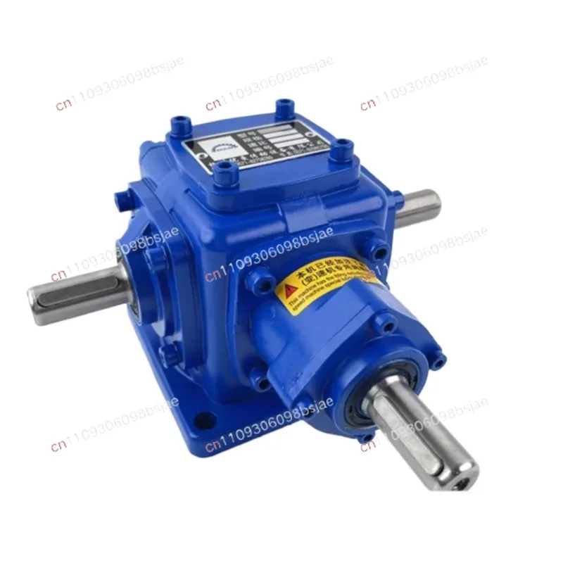 Spiral bevel gear steering gear, marine 90-degree right angle T-type bevel gear box, cross drive commutator