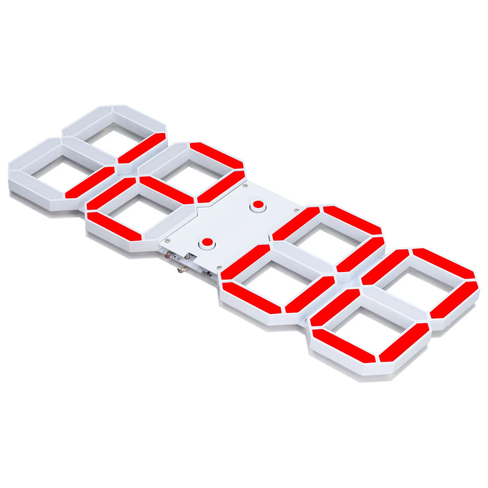 Relojes de pared LED 3D Diseño tridimensional Reloj electrónico multifunción Controles por aplicación Pantalla clara 100-240 V para decoración