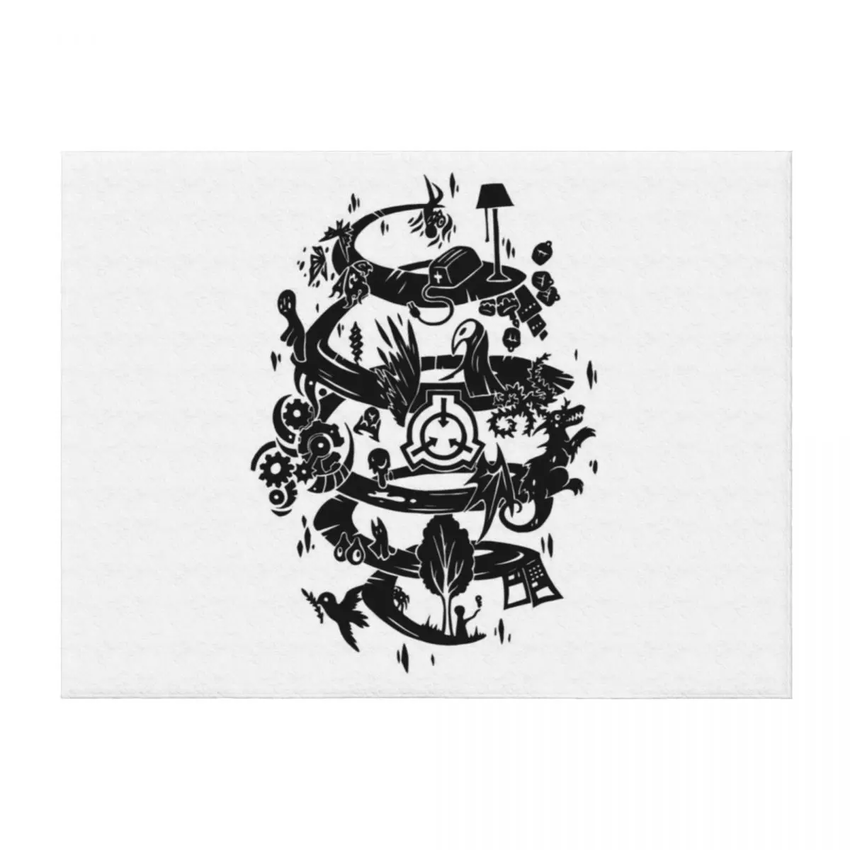 

SCP-001 - Одеяло со спиральной дорожкой, фланелевая ткань, меховые одеяла для кемпинга