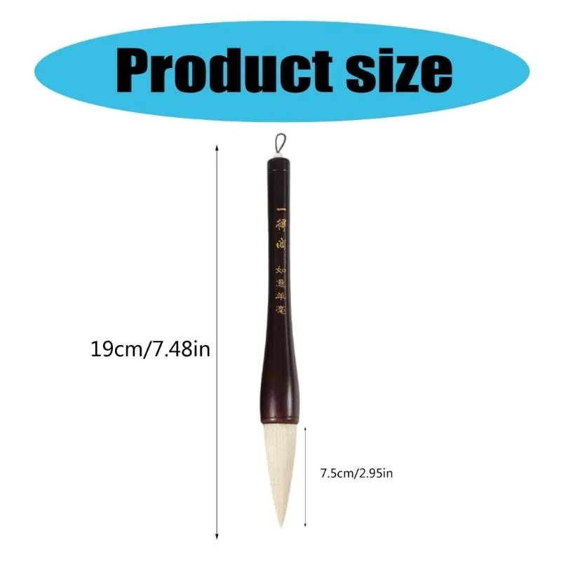

Calligraphy Brush Antithetical Couplet Writing Brush for Beginner Professional 601F