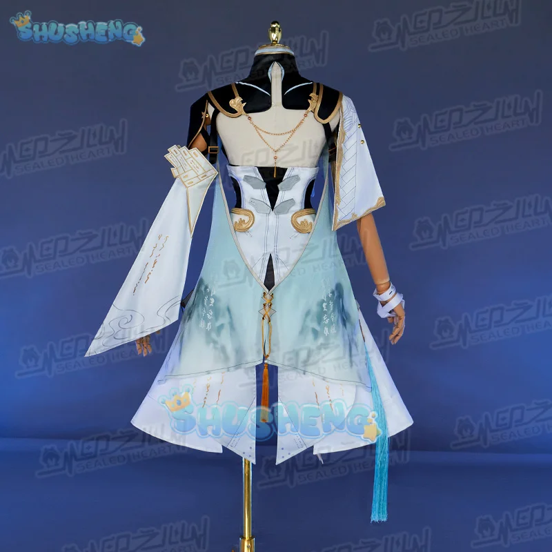 Shusheng  Wuthering Waves Jinhsi Game Suit Elegant Sexy Lovely Uniform Cosplay Costume Halloween Party Role Play Outfit Women