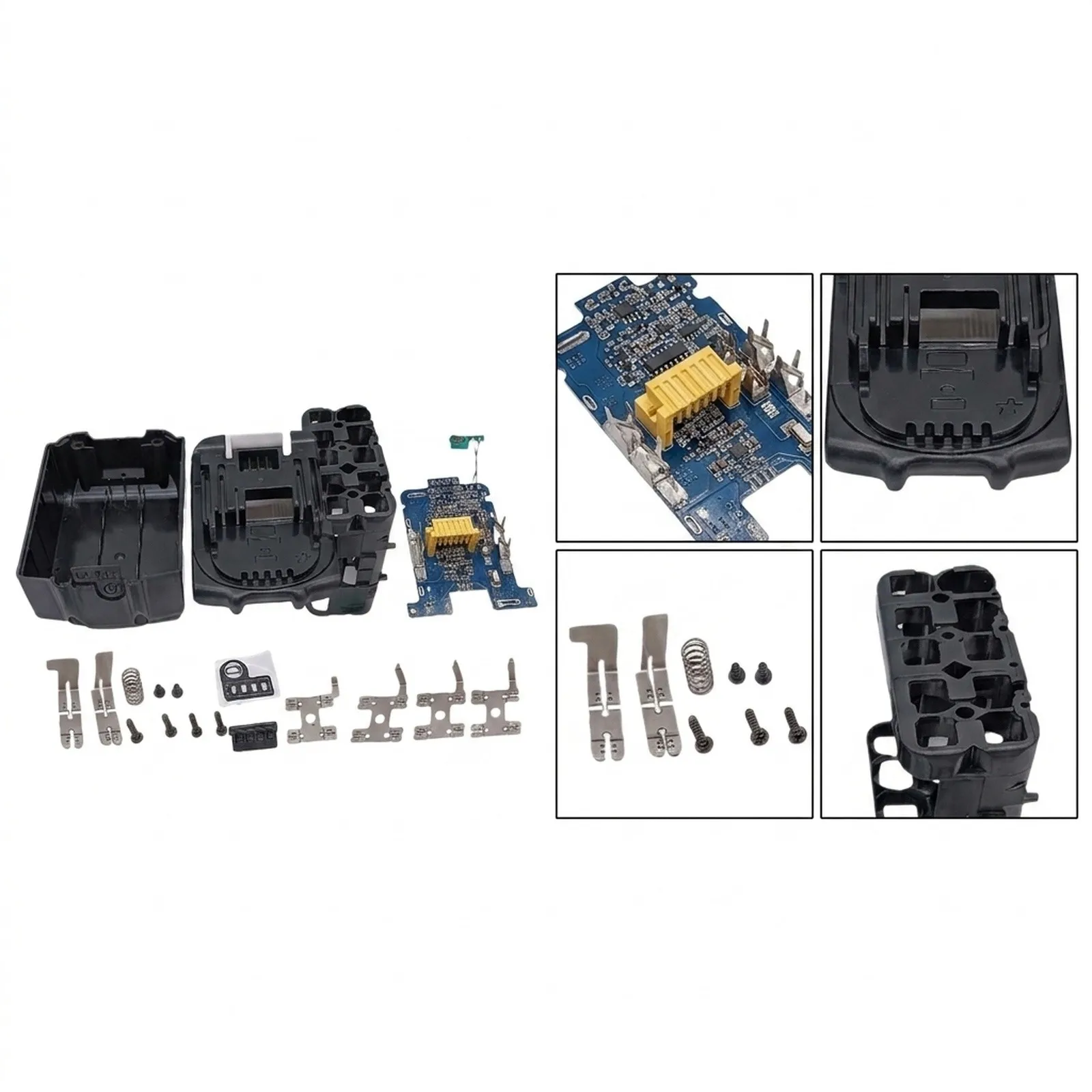 Lithium Battery Case 18v Power Tool Battery Case Stickers Bracket Built-in Memory Function Dual IC Detection Lithium