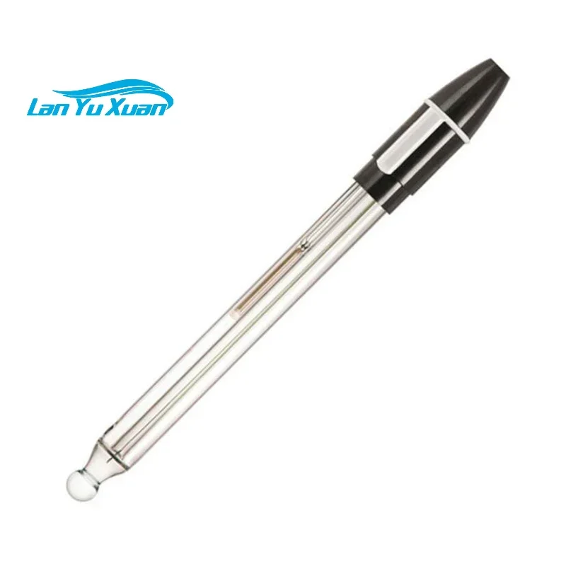 

Refillable pH electrode sensor probe Double junction BNC glass shell long life Strong acid alkali solution sticky item