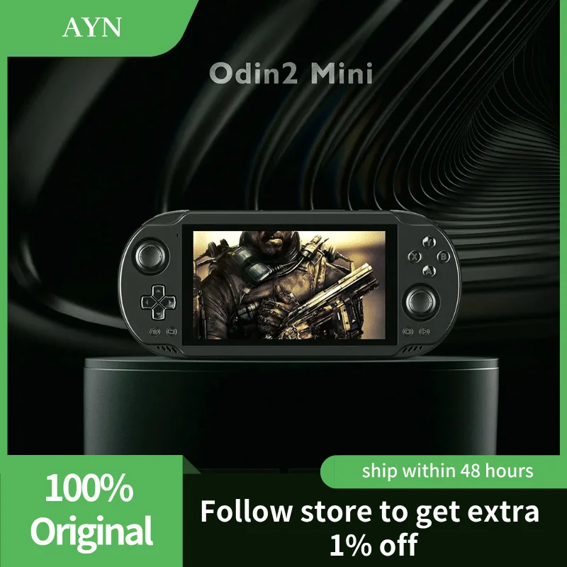 2024 New Ayn Odin2 Mini Handheld Game Console 5.0Inch LED Touch Screen Android 13 8Gen2 Chips 1920*1080p Game Console