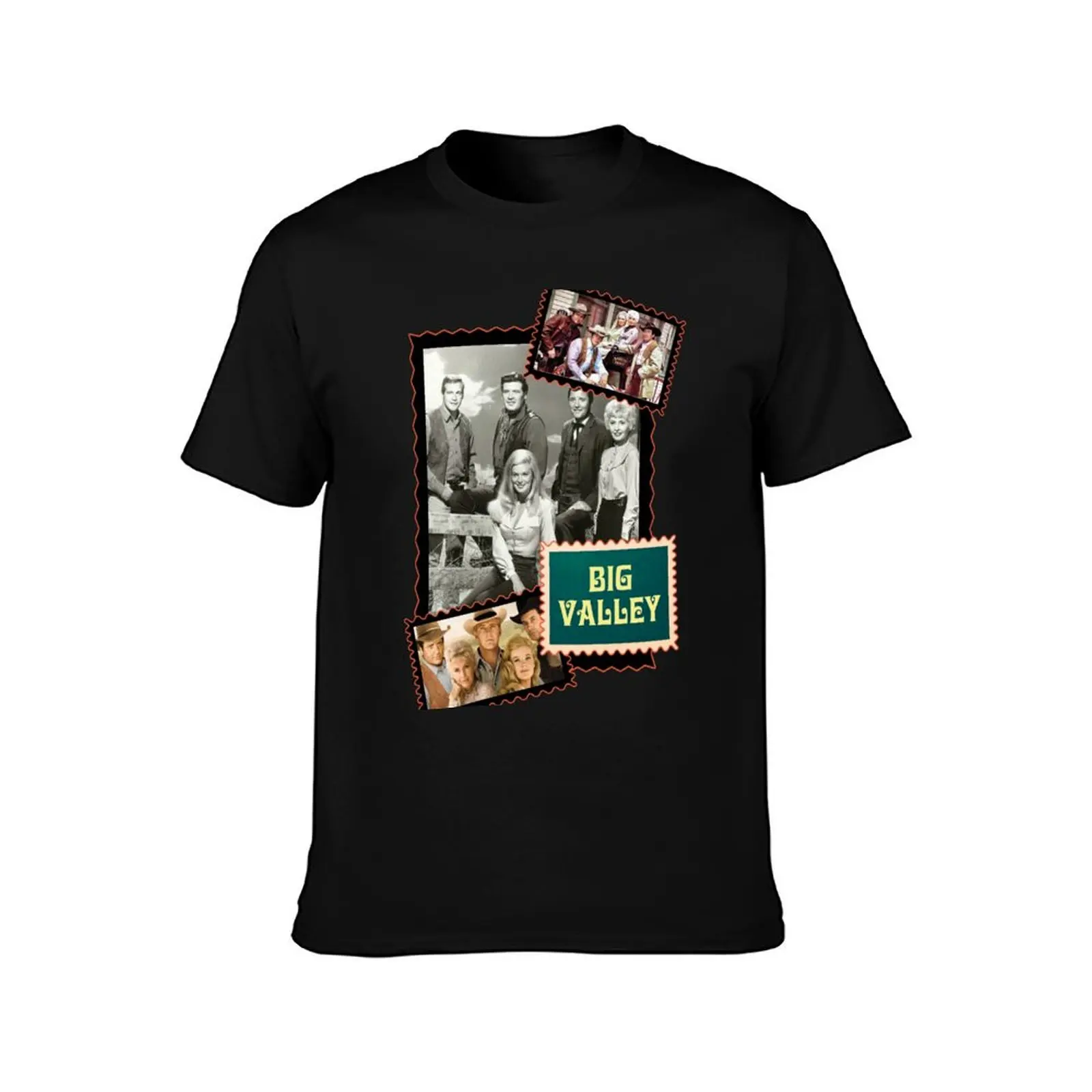 Big Valley, Barkley Ranch in the Wild West, 1960's Series T-Shirt Basic Casual Short Sleeve Cotton Shirt