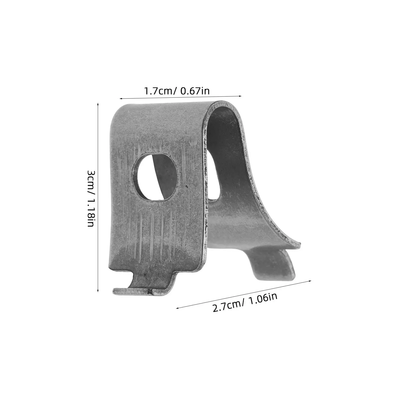 20Pcs Steel Freezer Shelf Clip Hook Sturdy Metal Refrigerator Support Clamp Durable Cooler Brace Hooks Steel Freezer Clamp