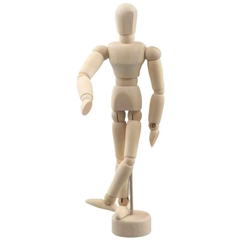 8 inch Polished Sketch Supplies Movable Limbs Ornaments Artist Home Decor Wooden Toy Action Toy Figures Figure Model Mannequin