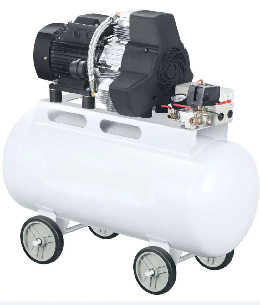 

HC60W3 780LPM 4.5kw 10bar 12bar oil free air compressor pumps portable piston compressors with 100L tank