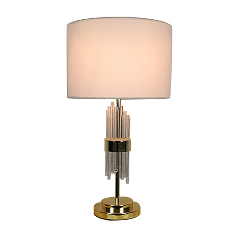 

Nordic postmodern minimalist design, crystal glass rod desk lamp