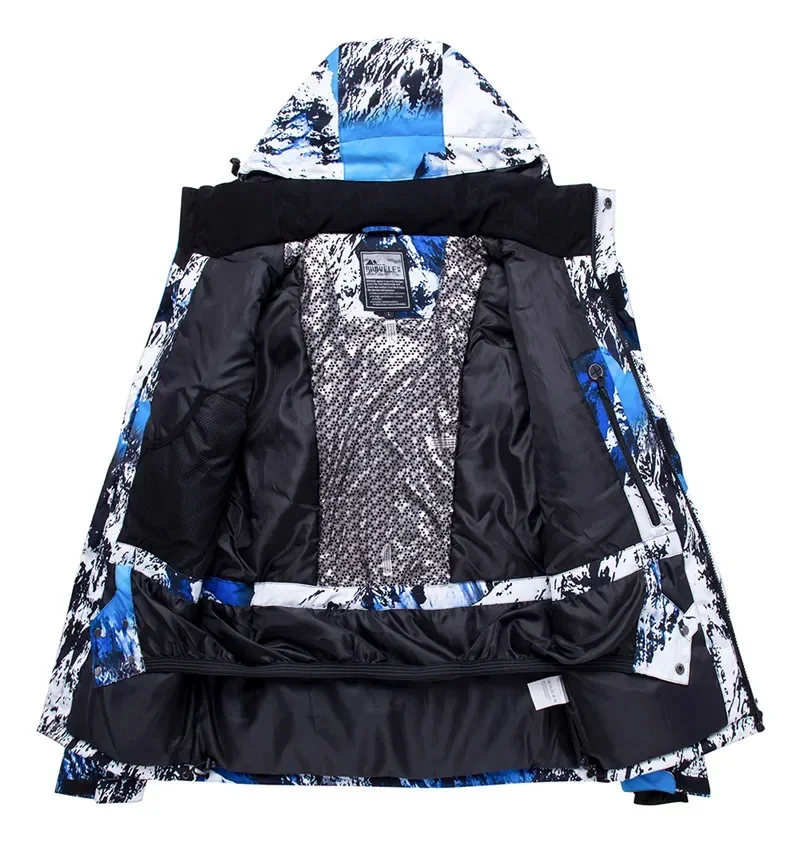 بدلة تزلج جديدة على طراز الزوجين لعام 2025 بدلة تزلج Windpro مقاومة للماء من Breatha ble وWarm Me n and بدلات تزلج للسيدات OT2 2025 #6