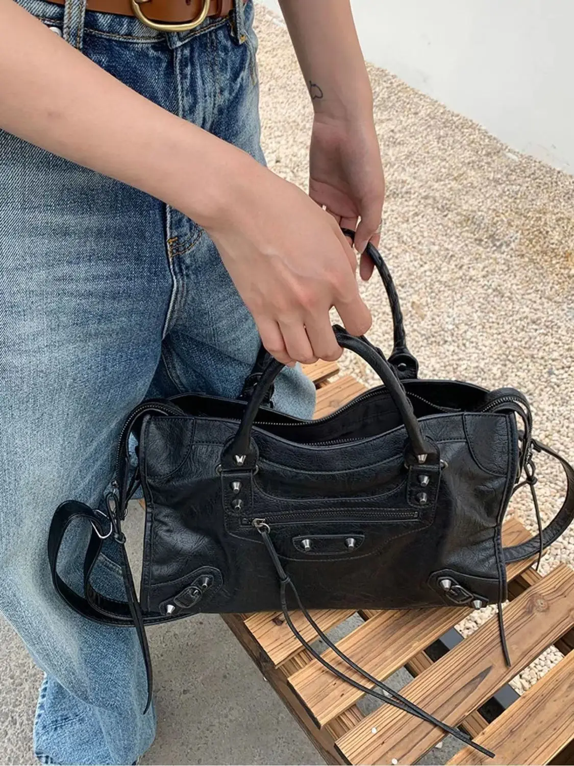 2026-fashion-motorcycle-bag-women's-city-tote-bag-y2k-classic-street-fashion-shoulder-pu-leather-crossbody-tote-bag