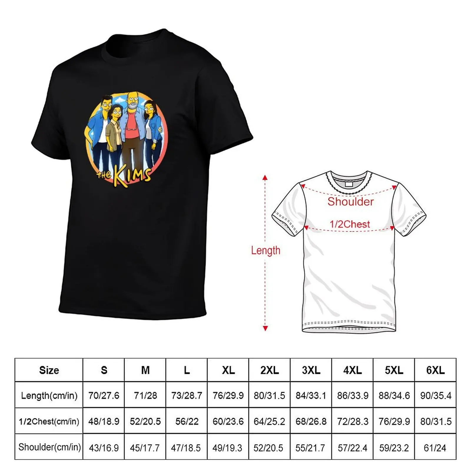 The Kims T-Shirt baggy shirts funny meme t-shirts mens graphic t-shirts funny