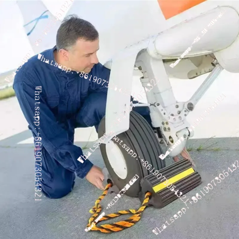 

Wheel Chocks With Reflective Tape For Aircraft