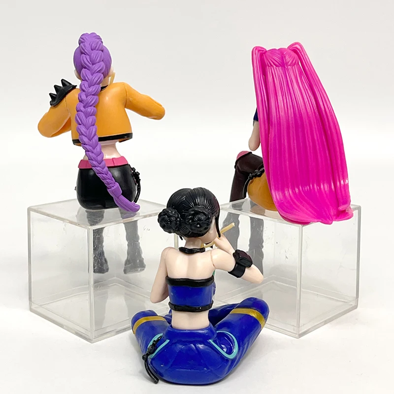 2026new macarrão kpop diabo caçador rumi zoe mira anime policloruro personagem coleção bugigangas de mesa presente das crianças