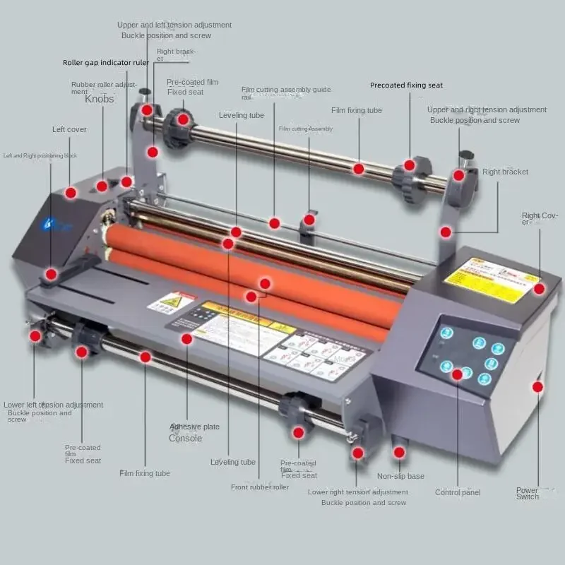Upgrade Laminating Machine Automatic A 4/a 3 Small Advertisement Photo Single And Double-sided Photo Laminating Machine Hot