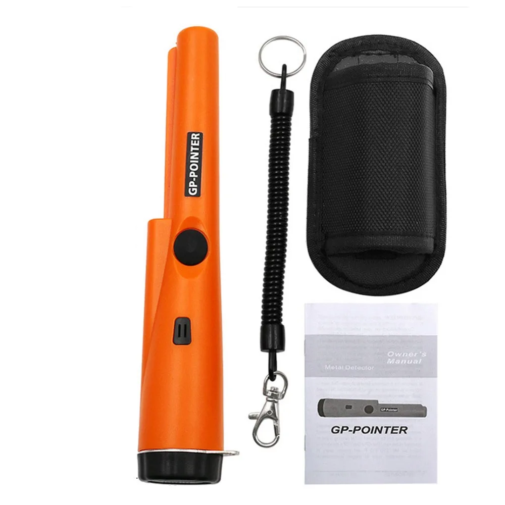 

With LED Lights Metal Detector High Sensitivity Vibration Handheld GP-Pointer Waterproof Buzzer Alarm Metal Gold Tester