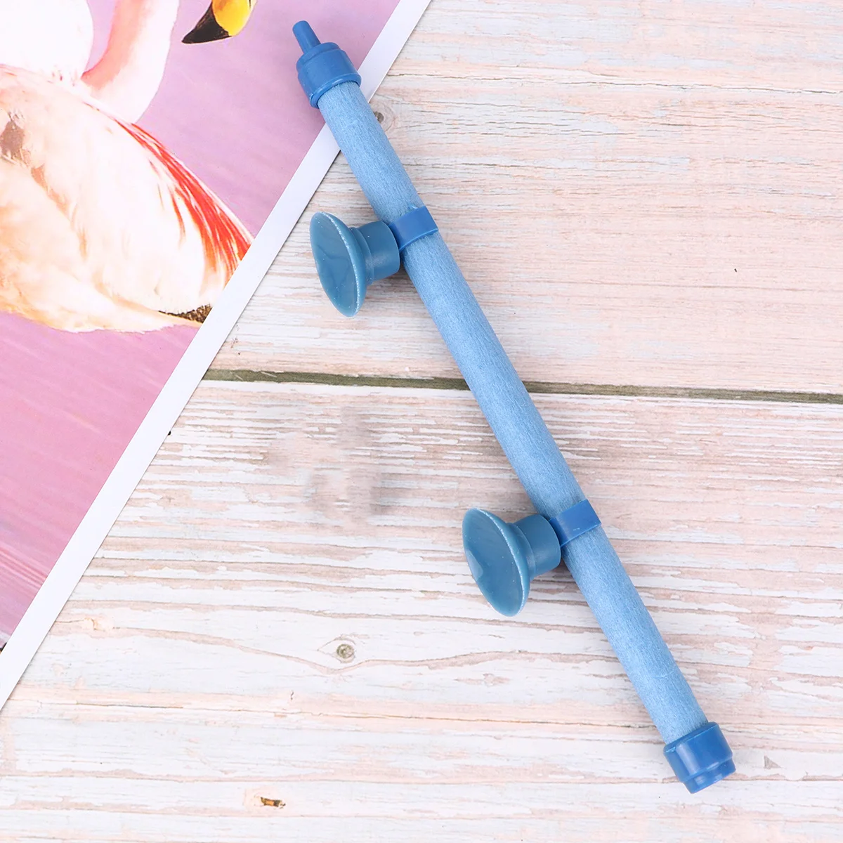 

1Pcs Pe Fish Tank Air Stone Tube Blue Size 1 Suction Cups Evenly Distribute Bubbles Fish Tank